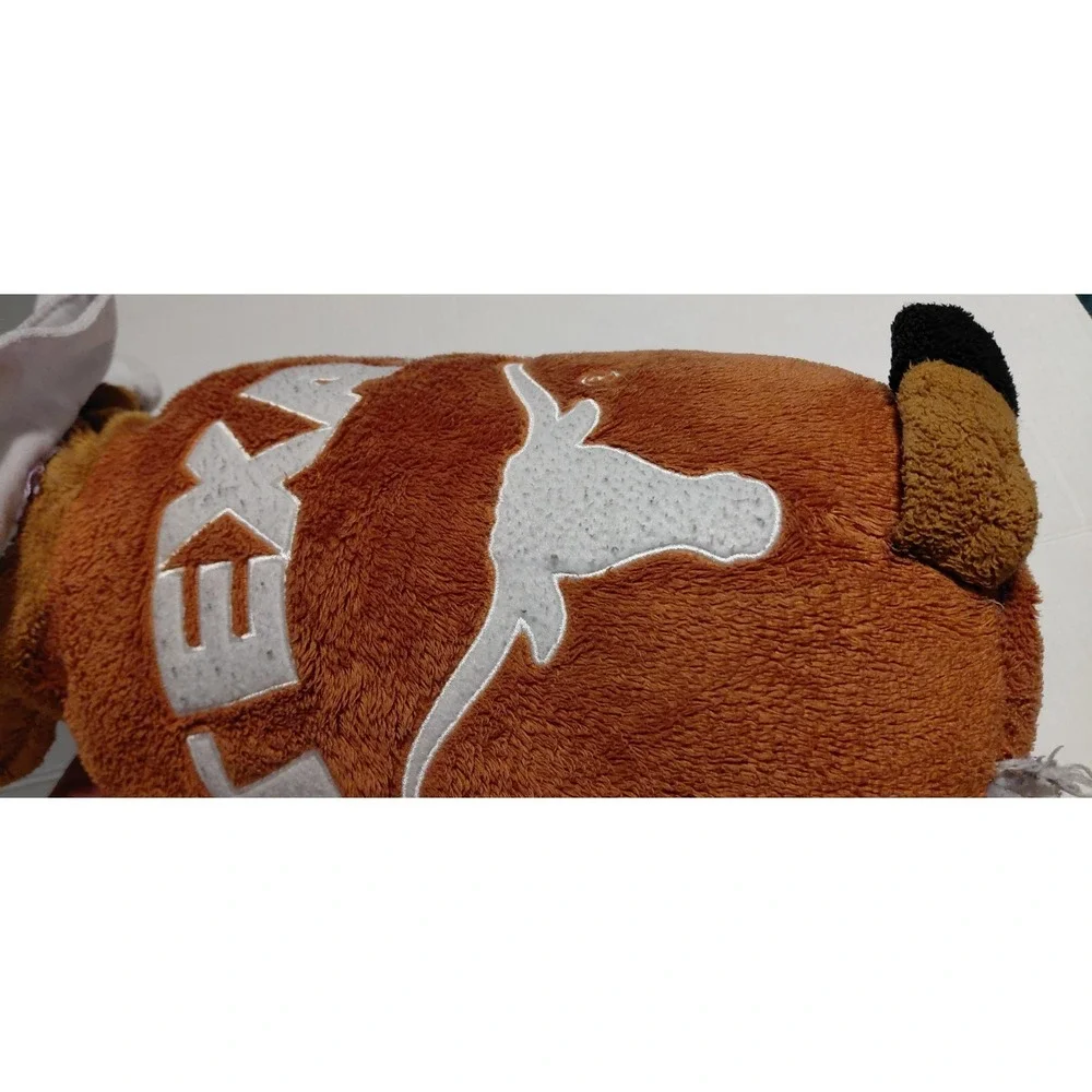 Bevo university's mascot officially licensed NCAA Texas Longhorns Pillow Pet